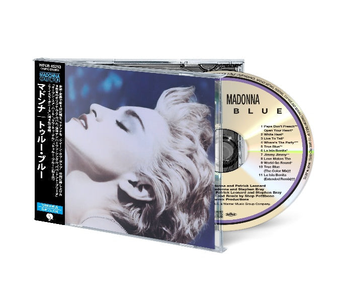 Madonna True Blue edición japonesa en CD con obi strip