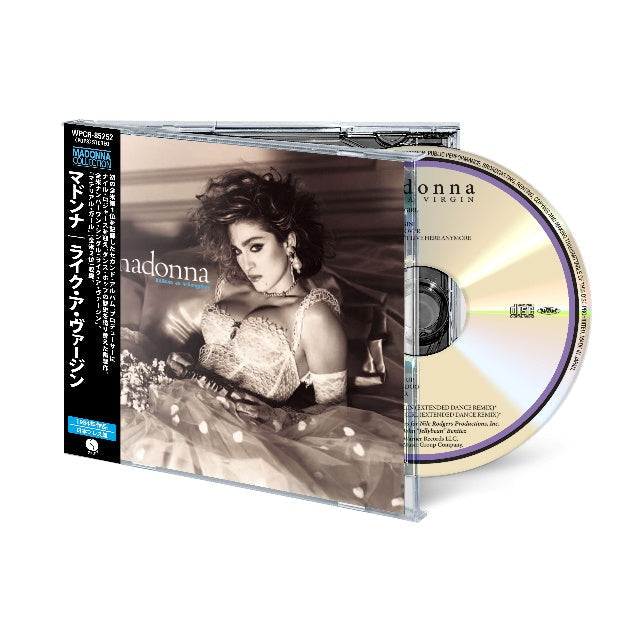 Madonna Like a Virgin edición japonesa en CD con obi strip