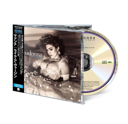 Madonna Like a Virgin edición japonesa en CD con obi strip