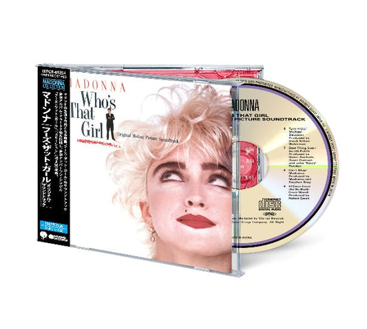 Madonna Who’s That Girl (Banda Sonora Original) edición japonesa en CD con obi strip