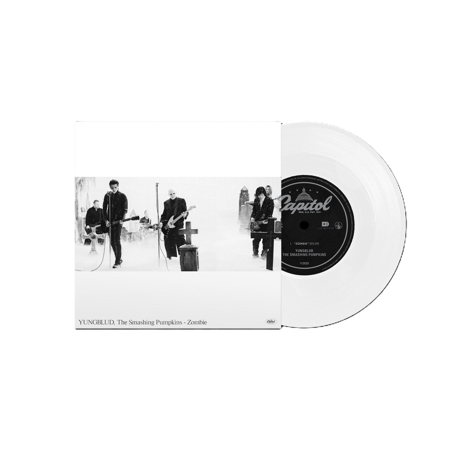 YUNGBLUD & The Smashing Pumpkins – Zombie · Vinilo 7” Blanco