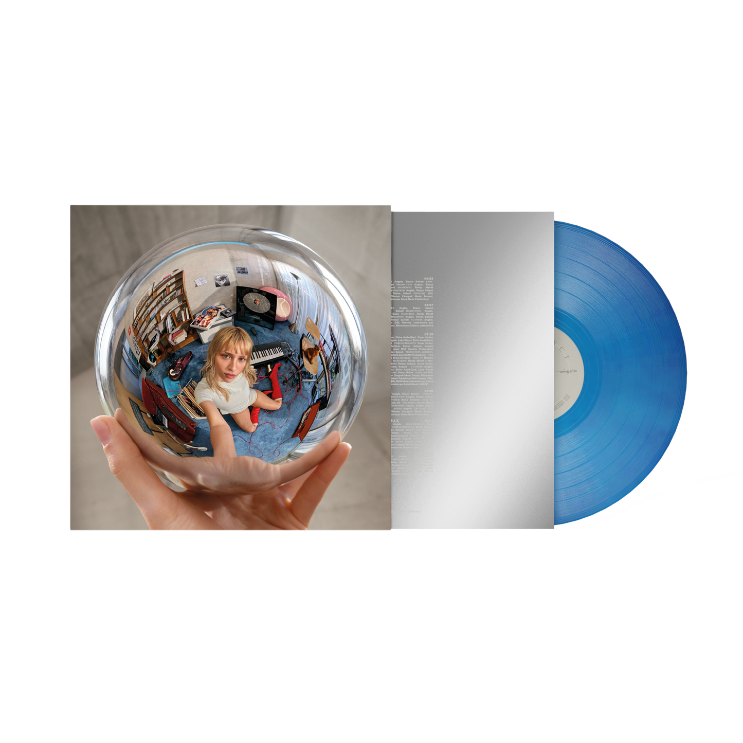 Angèle Instinct vinilo azul transparente 2LP