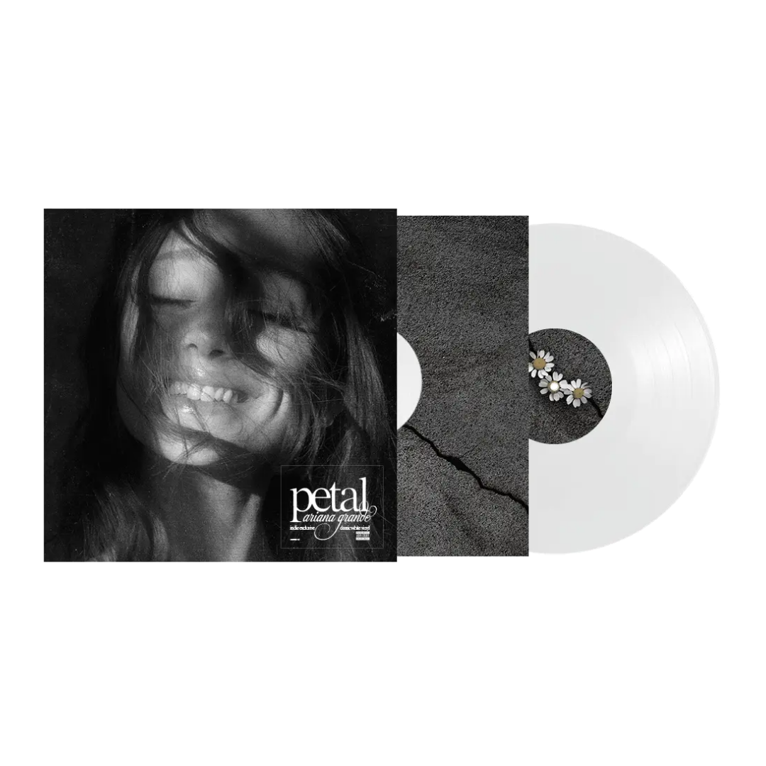 Ariana Grande – Petal · Vinilo Blanco Clásico Exclusivo Indies (RESERVA - Se envía antes del 7/08)