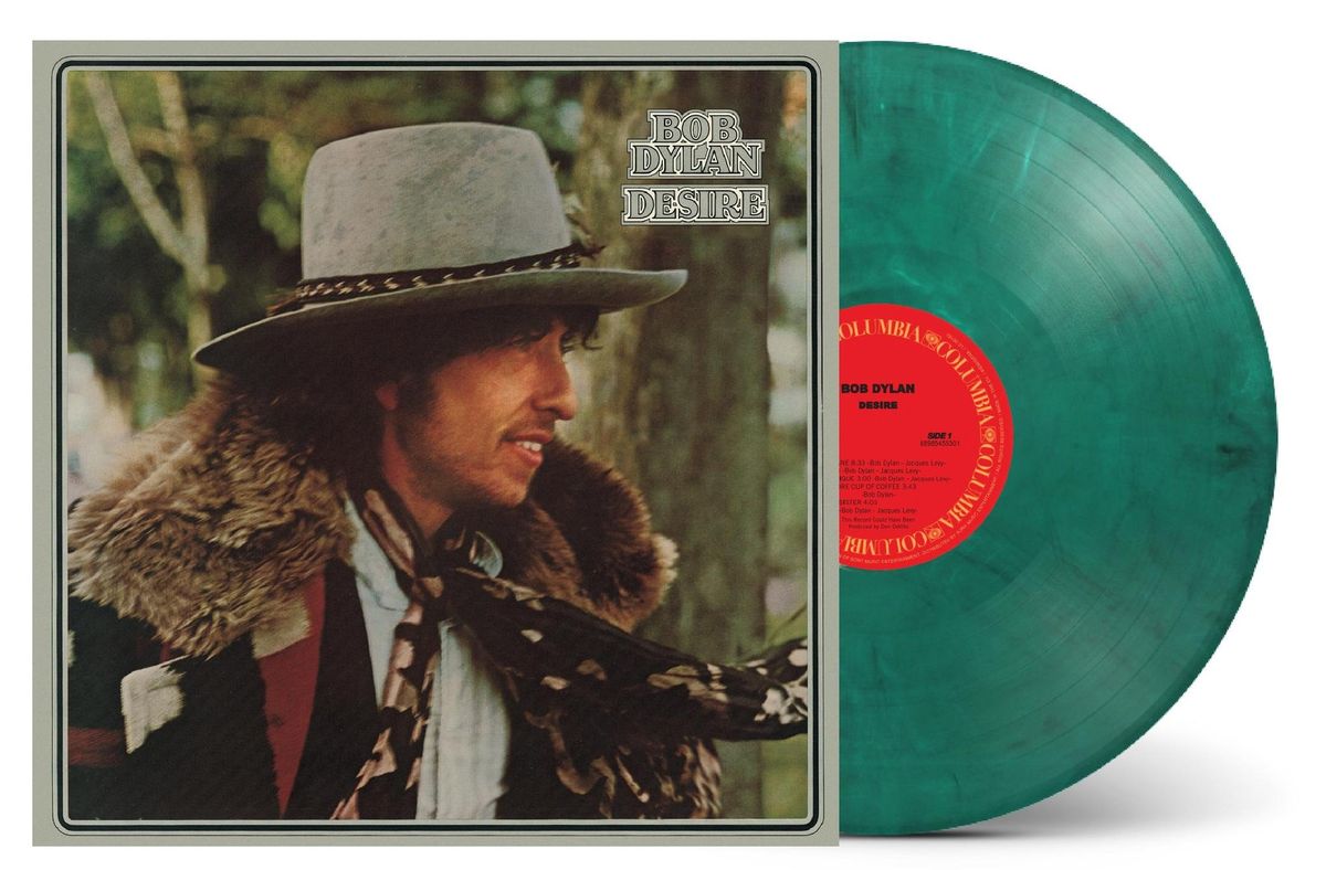 Bob Dylan - Desire · Vinilo Cypress Green Marble (NAD 2026)