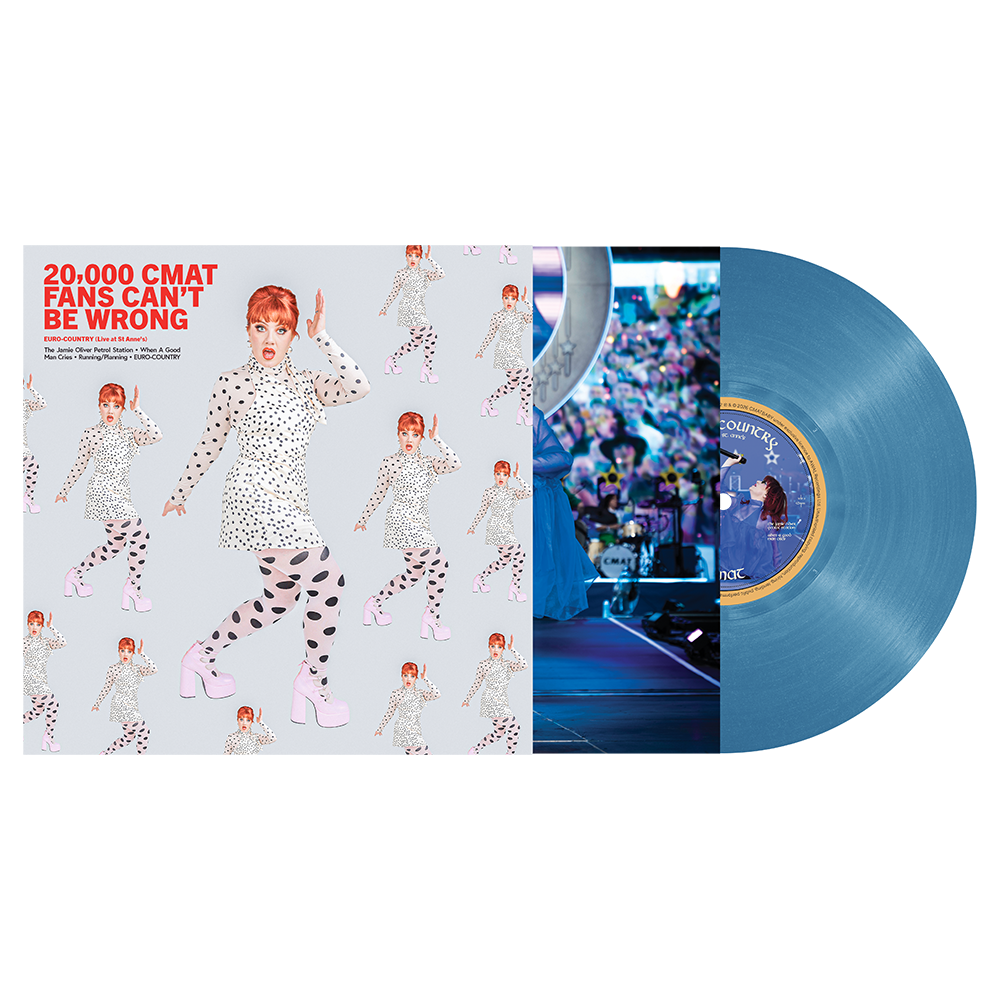 CMAT – EURO-COUNTRY (Live at St Anne’s) · Vinilo Azul Transparente 10”