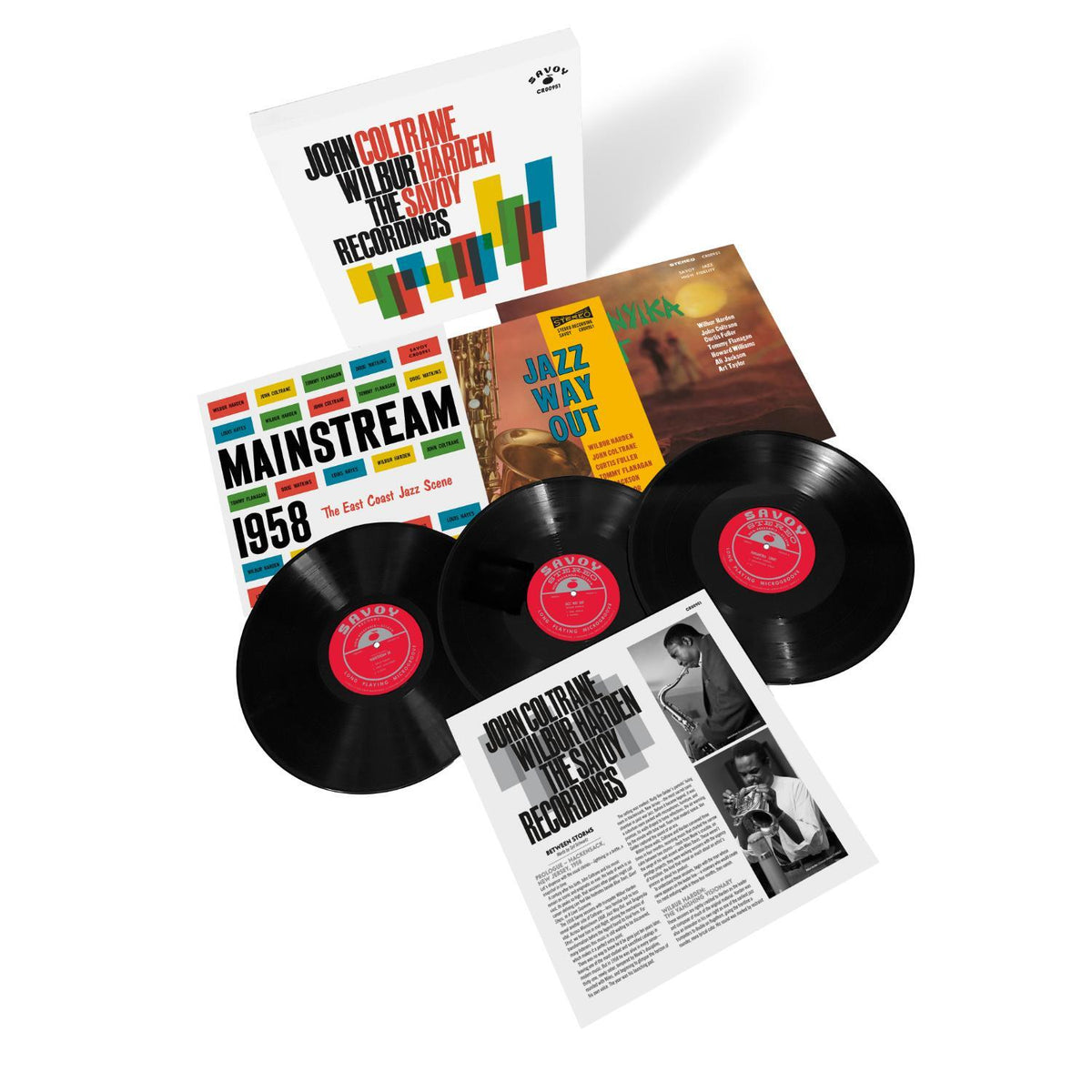 John Coltrane & Wilbur Harden – The Savoy Recordings · Vinilo Negro 180 g 3LP