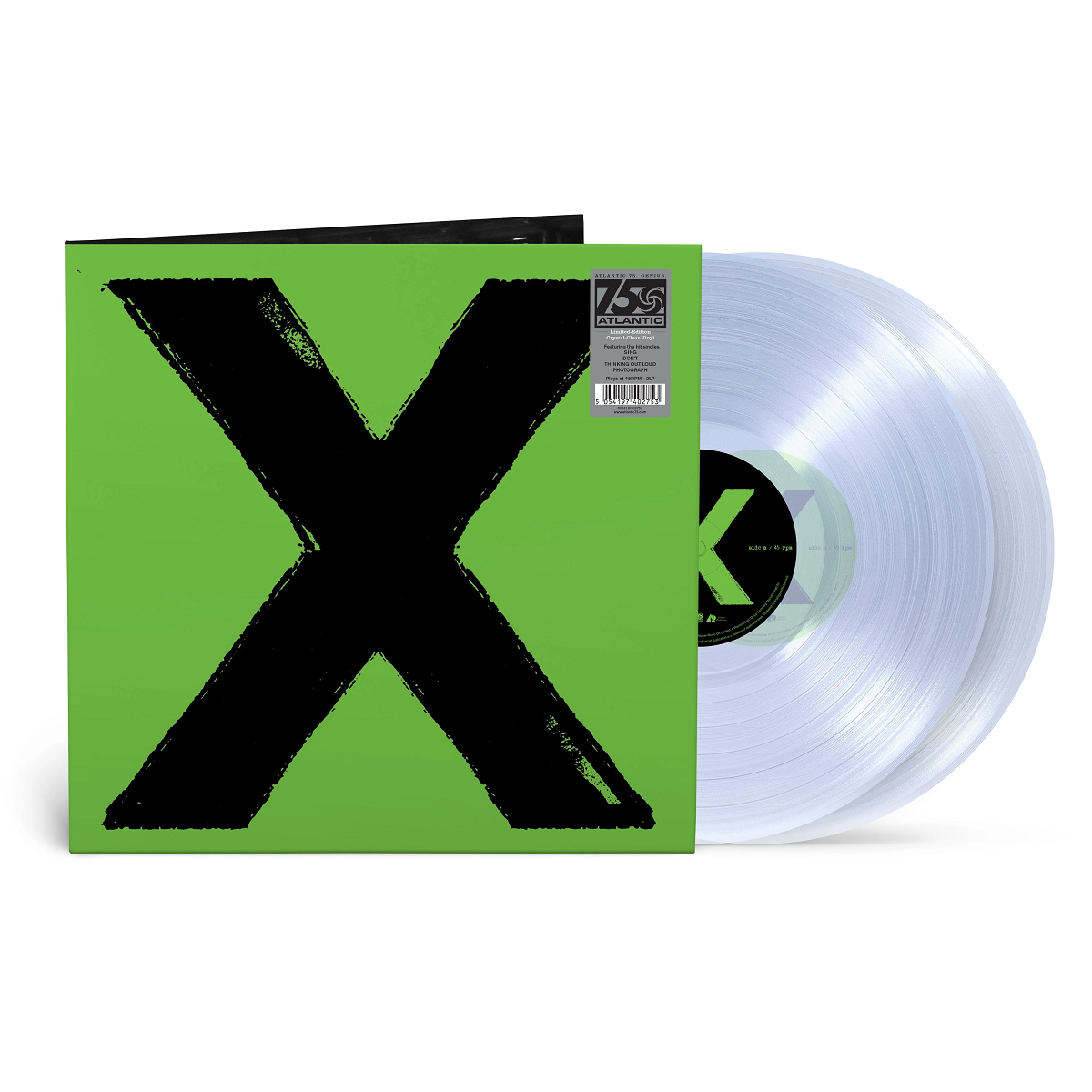 Ed Sheeran – × (Multiply) · Vinilo Crystal Clear 2LP