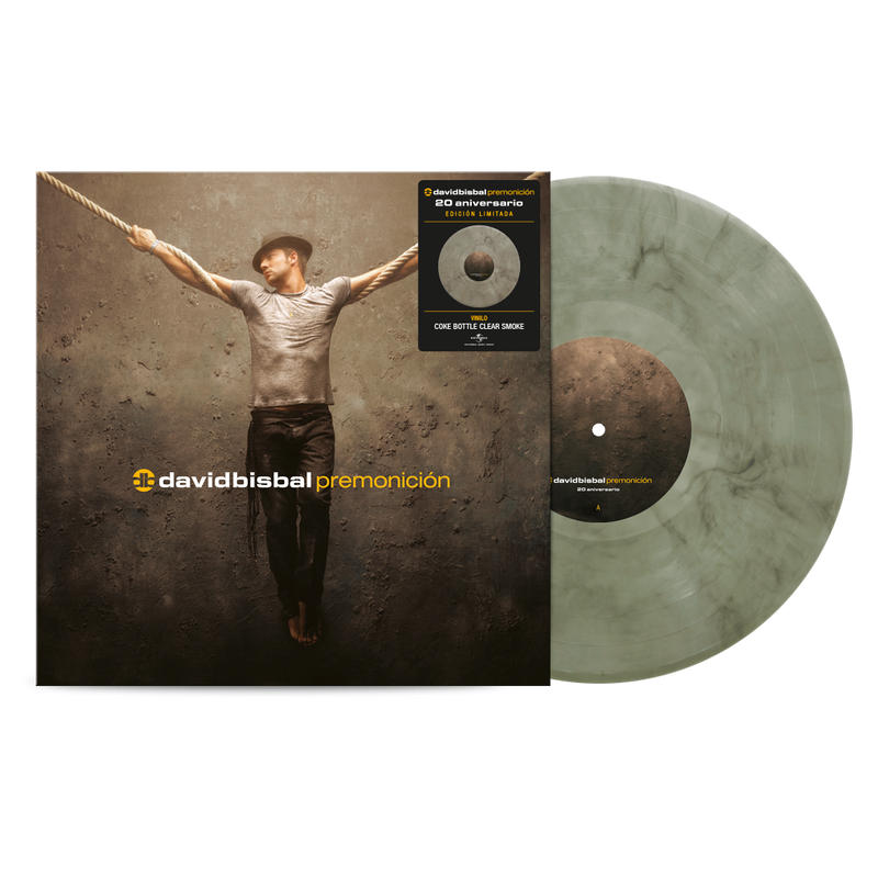 David Bisbal – Premonición (20.º Aniversario), Vinilo Coke Bottle Clear Smoke LP