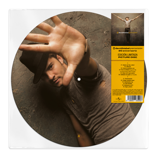 David Bisbal – Premonición (20.º Aniversario), Vinilo Picture Disc LP