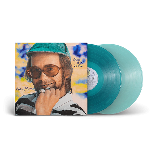 Elton John – Rock of the Westies (50th Anniversary) · Vinilo Sea Blue / Electric Blue 2LP (RESERVA – se envía a partir del 20/11)