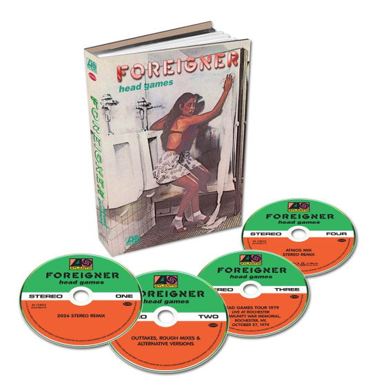 Foreigner – Head Games (Deluxe) · 3CD + Blu-ray (RESERVA – se envía a partir del 30/10)