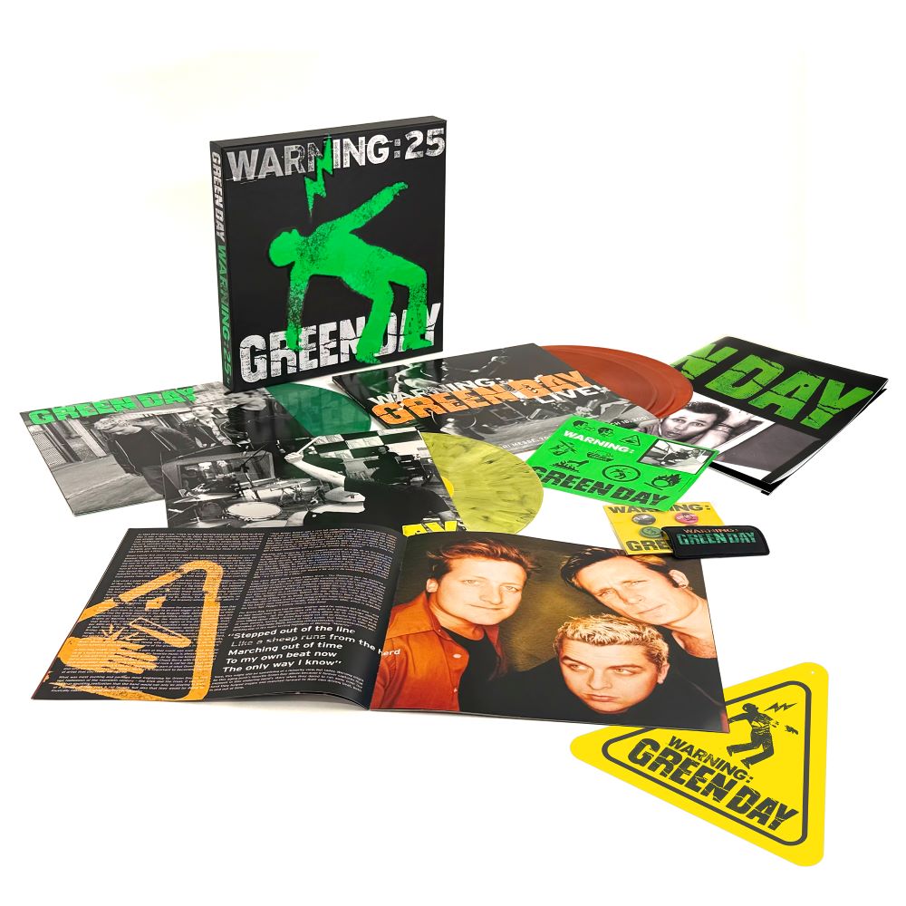 Green Day – Warning (25th Anniversary Deluxe) · Box Set Vinilo Color 5LP