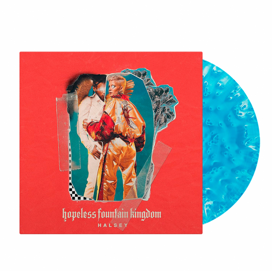 Halsey - Hopeless Fountain Kingdom · Vinilo transparente con splatter verde azulado