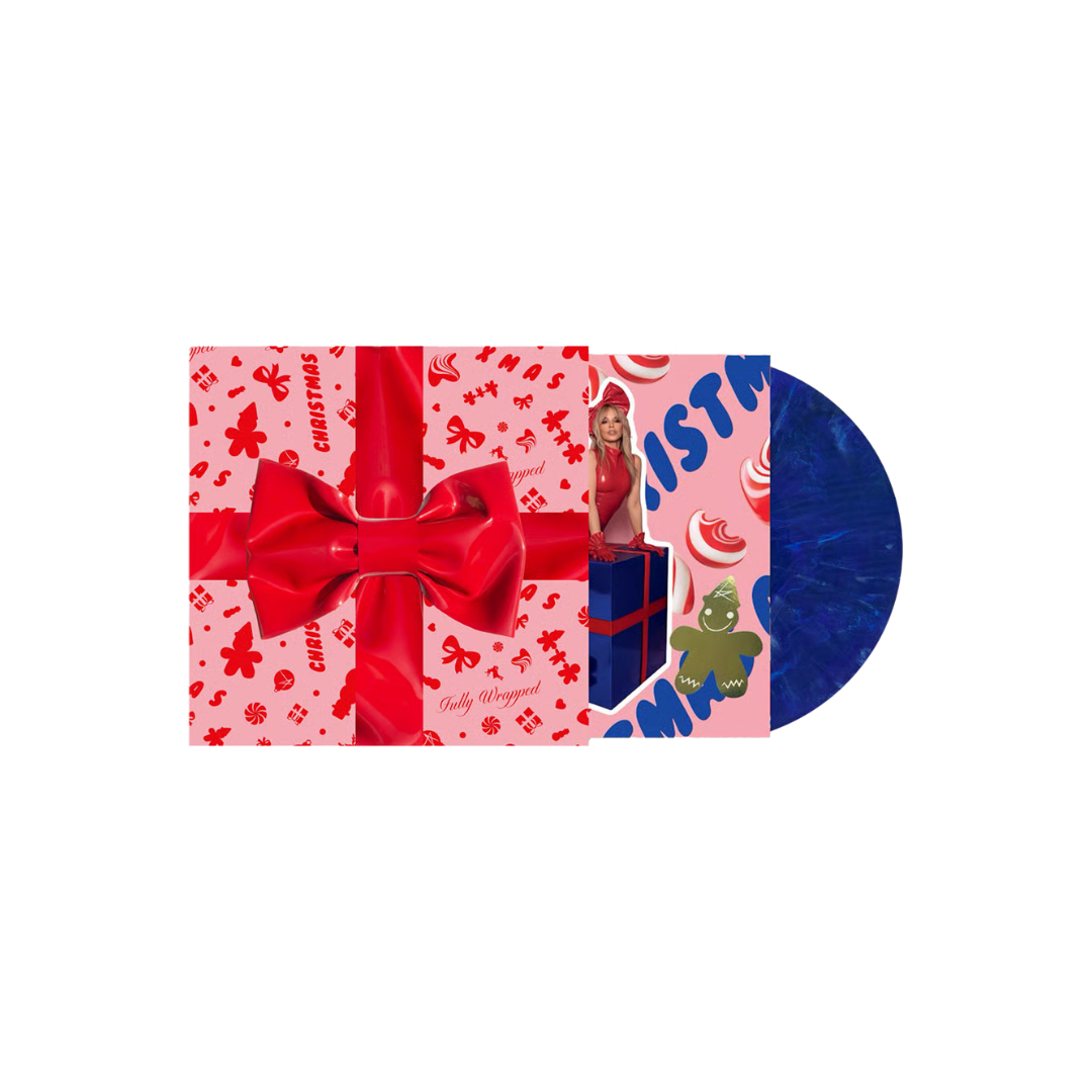Kylie Minogue – Kylie Christmas (Fully Wrapped) · Vinilo Blue Marbled Numerado LP