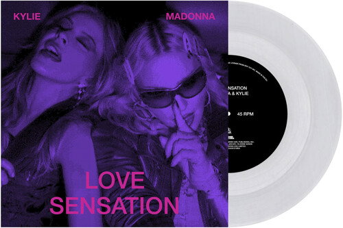 Madonna & Kylie - Love Sensation · Vinilo Transparente 7 pulgadas