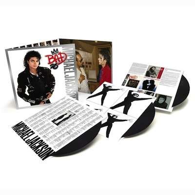 Michael Jackson – Bad 25th Anniversary Edition · Vinilo Negro 3LP, portada EAN 0887254009818