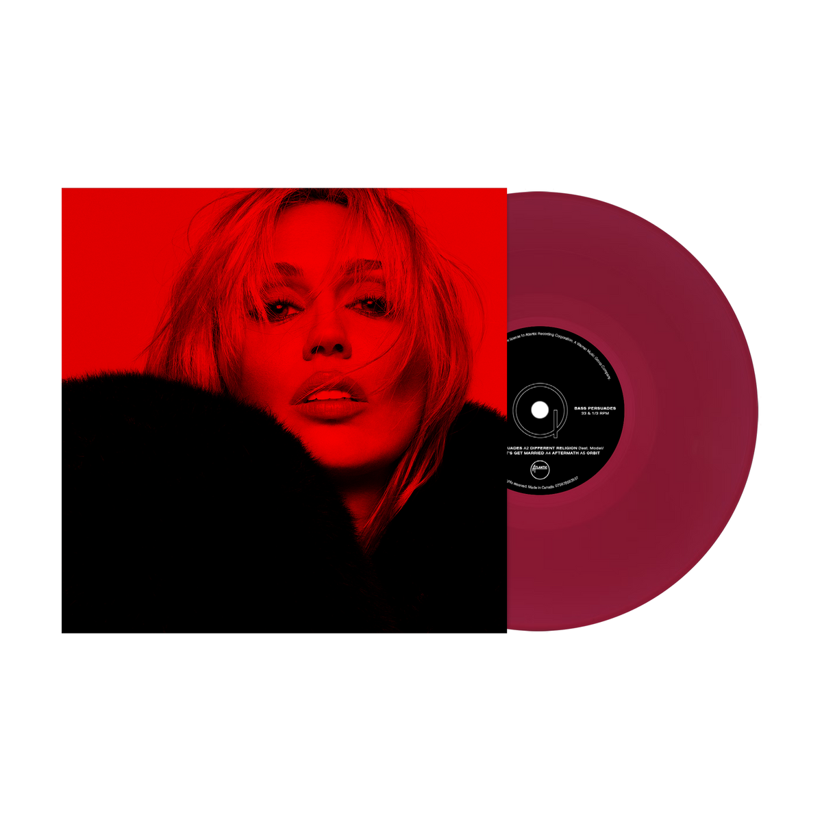 Miley - Bass Persuades · Vinilo Ruby Red con portada alternativa Store Exclusive