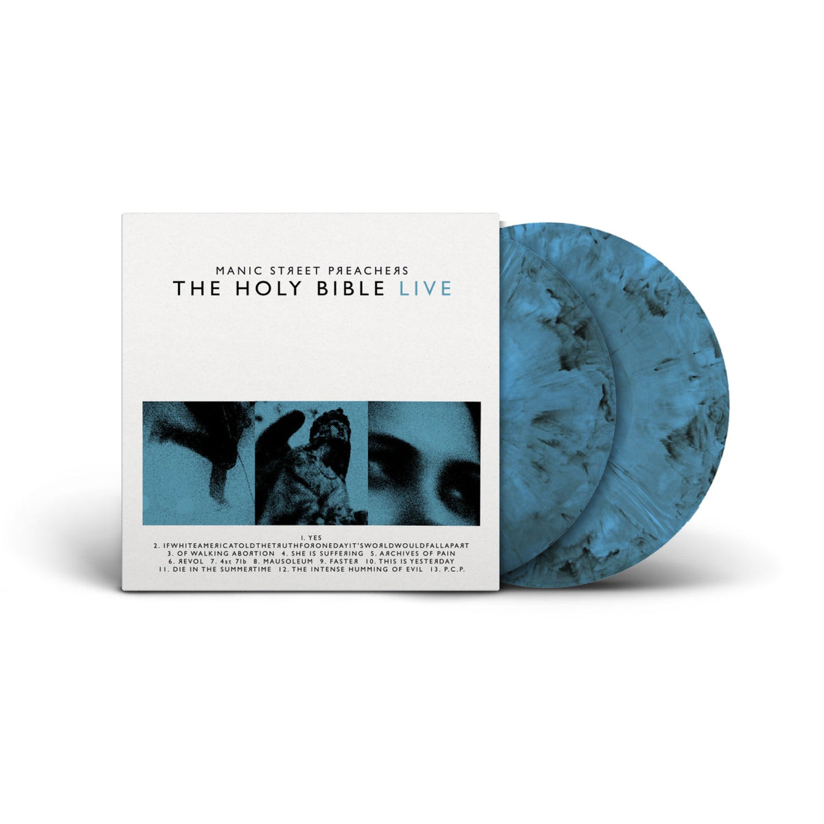 Manic Street Preachers - The Holy Bible Live · Vinilo Azul Marble 2LP