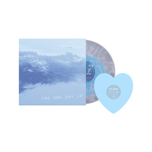Tate McRae - The One Day LP - Cloudy Sky Blue Splatter Vinyl + Heart-Shaped 7" Vinyl