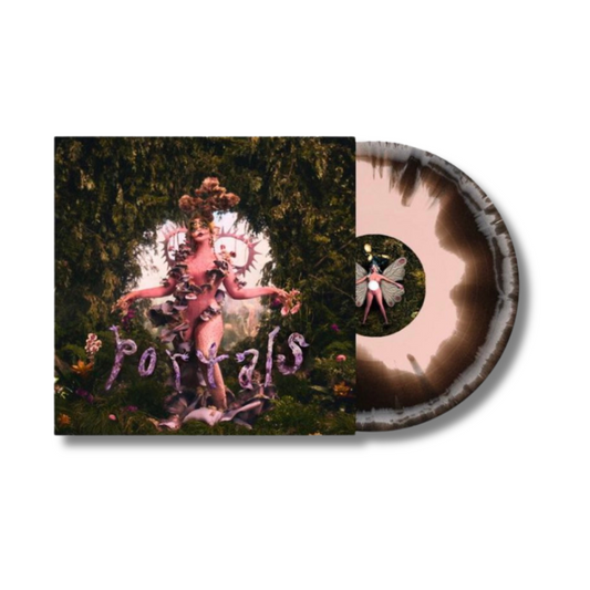 Portals - Australian Baby Pink & Black Swirl Vinyl