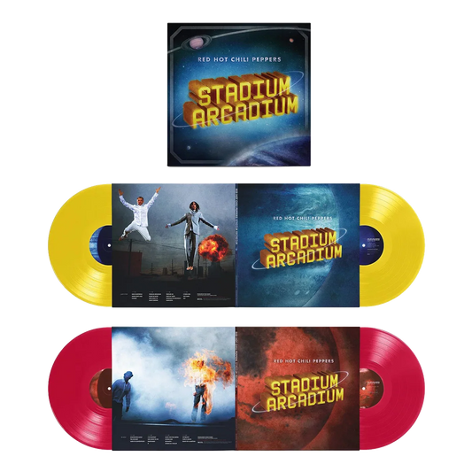 Red Hot Chili Peppers - Stadium Arcadium (20th Anniversary) · Vinilo Canary Yellow + Apple Red 4LP (RESERVA – se envía el 02/10)