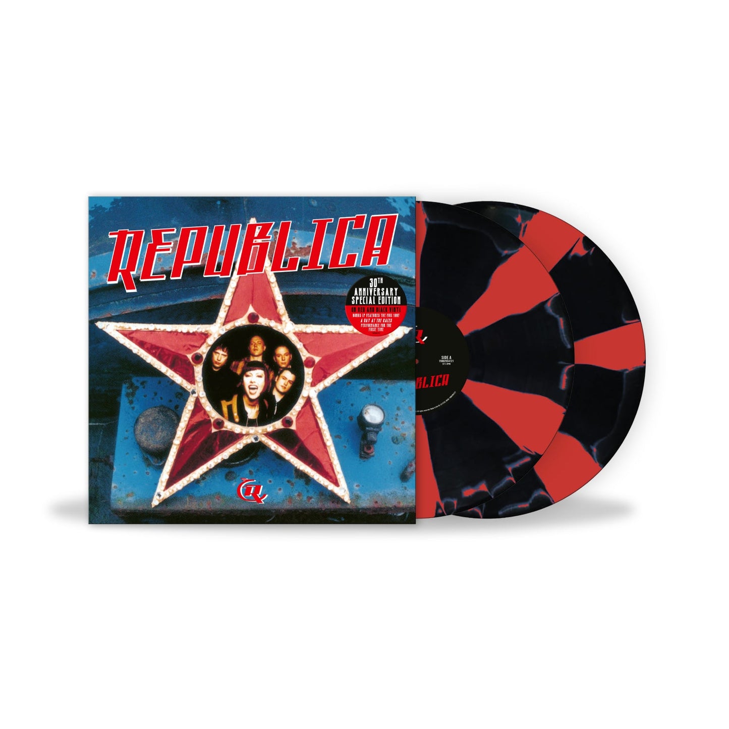 Republica - Republica 30th Anniversary · Vinilo Rojo y Negro Cornetto 2LP