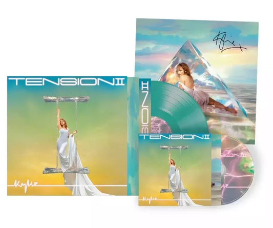 Tension II - Limited Turquoise Vinyl with signed print + CD