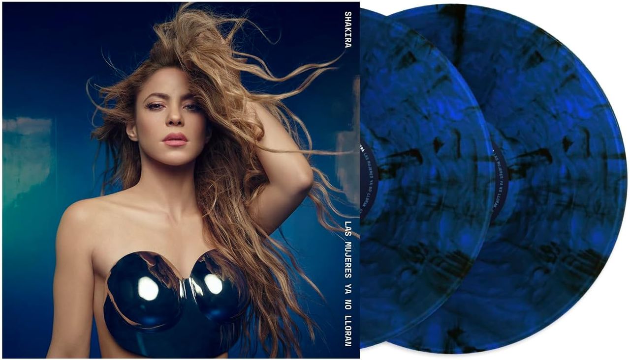 Shakira – Las Mujeres Ya No Lloran en vinilo 2LP Sapphire Blue Swirled