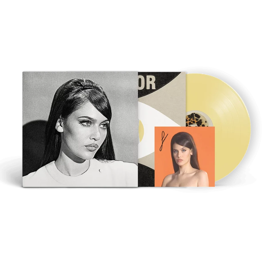 Sienna Spiro – Visitor (Deluxe Unplugged), vinilo amarillo exclusivo y tarjeta artística firmada