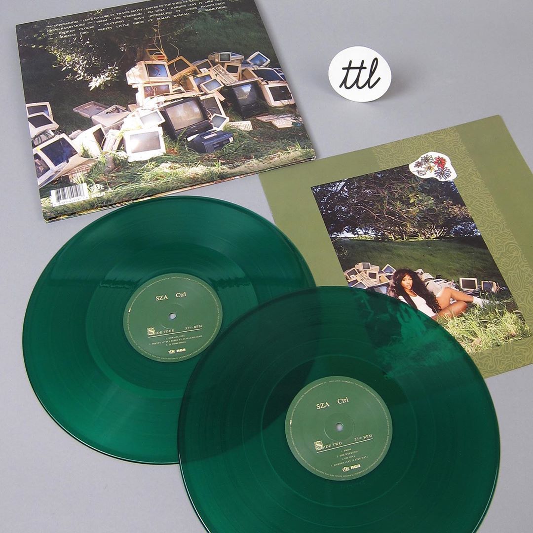 SZA – Ctrl · Vinilo Verde Translúcido 2LP