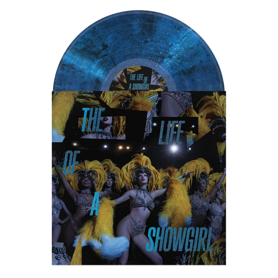 Taylor Swift - The Life of a Showgirl - Lakeside Beach Blue Sparkle Vinyl