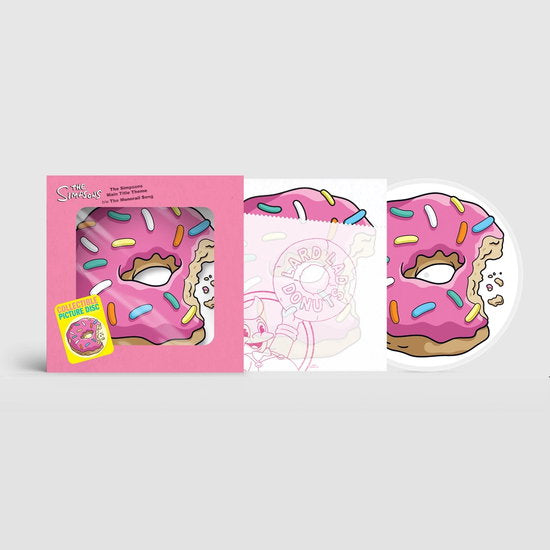 The Simpsons – Main Title Theme / The Monorail Song, picture disc troquelado de 10 pulgadas