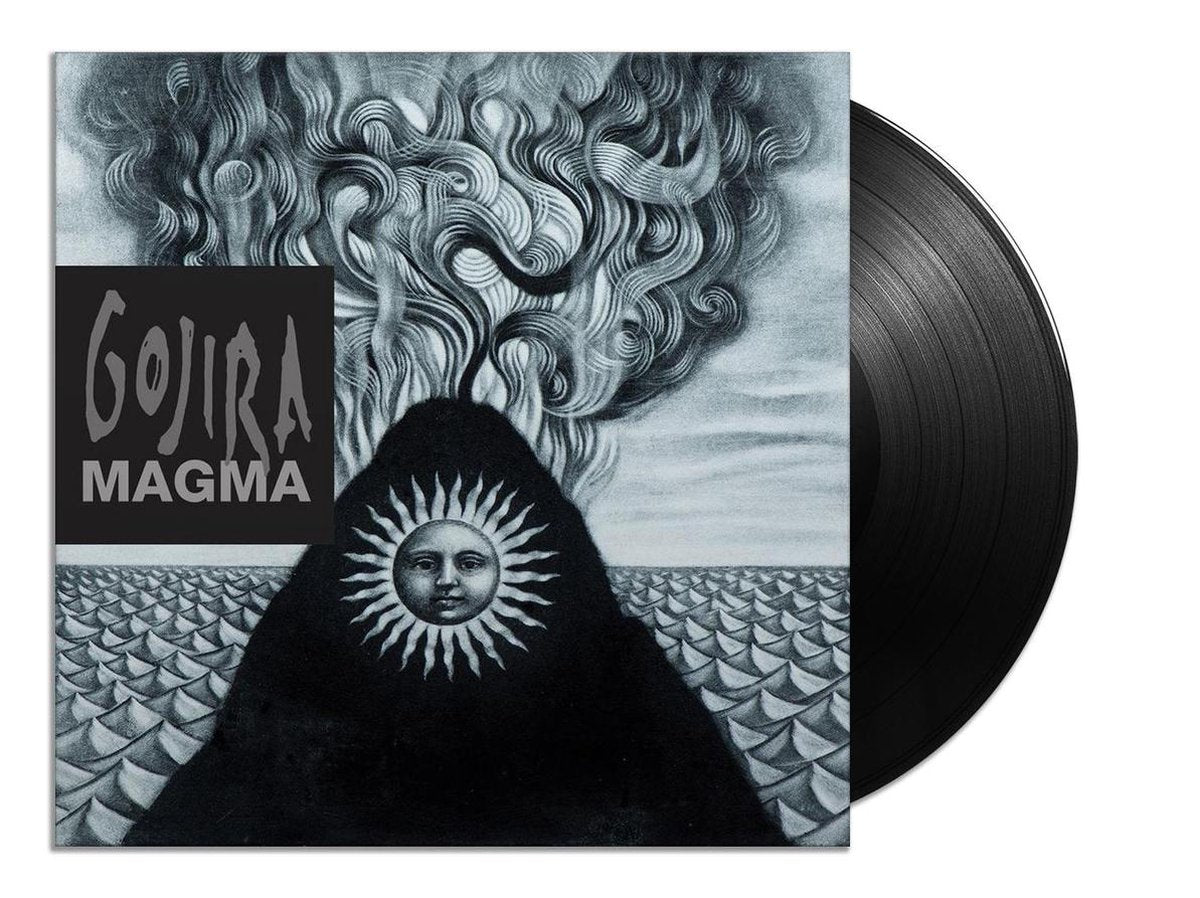Gojira Magma - caja o portada oficial con Vinilo Negro LP visible