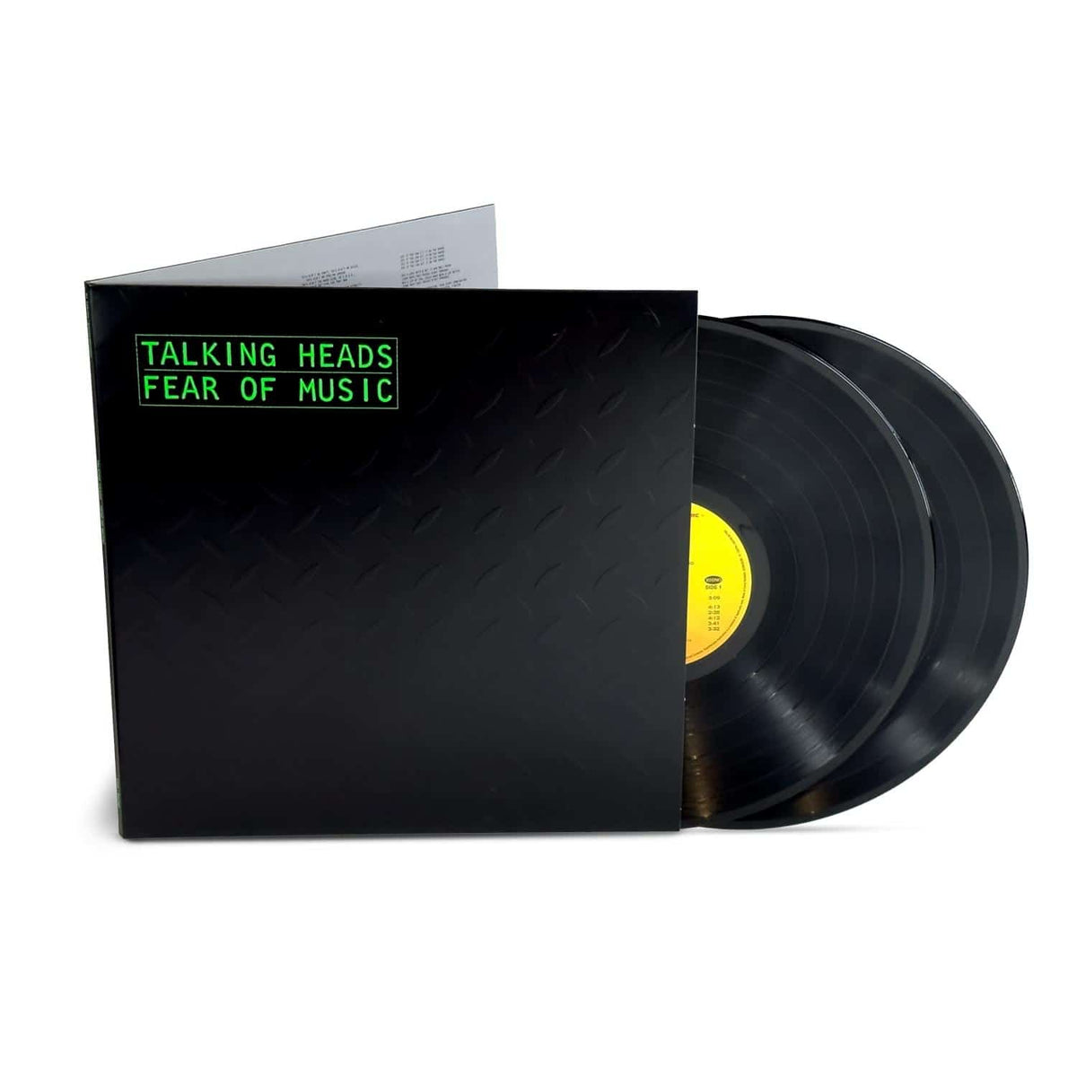Talking Heads Fear of Music (2026 Remaster) - caja o portada oficial con 2LP Negro visible