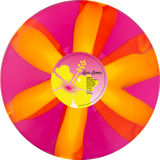 Zara Larsson Midnight Sun Girls Trip edición limitada 2LP neon pink y sky blue sun ray